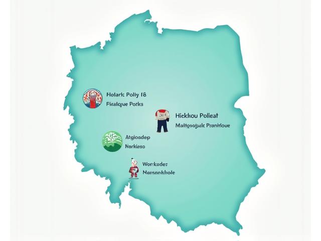Interaktywna mapa Małopolski z zaznaczonymi lokalizacjami warsztatów i partnerstwami Światło Życia.